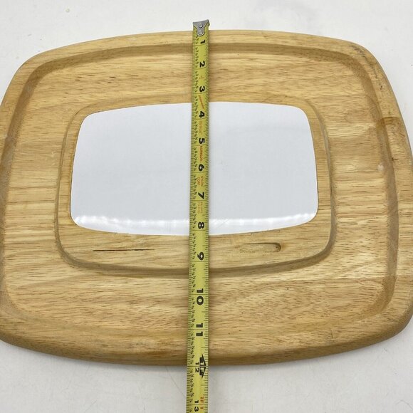 Vtg Goodwood Cheese Cracker Charcuterie Board Serving Tray Rectangular Wood - Picture 3 of 8
